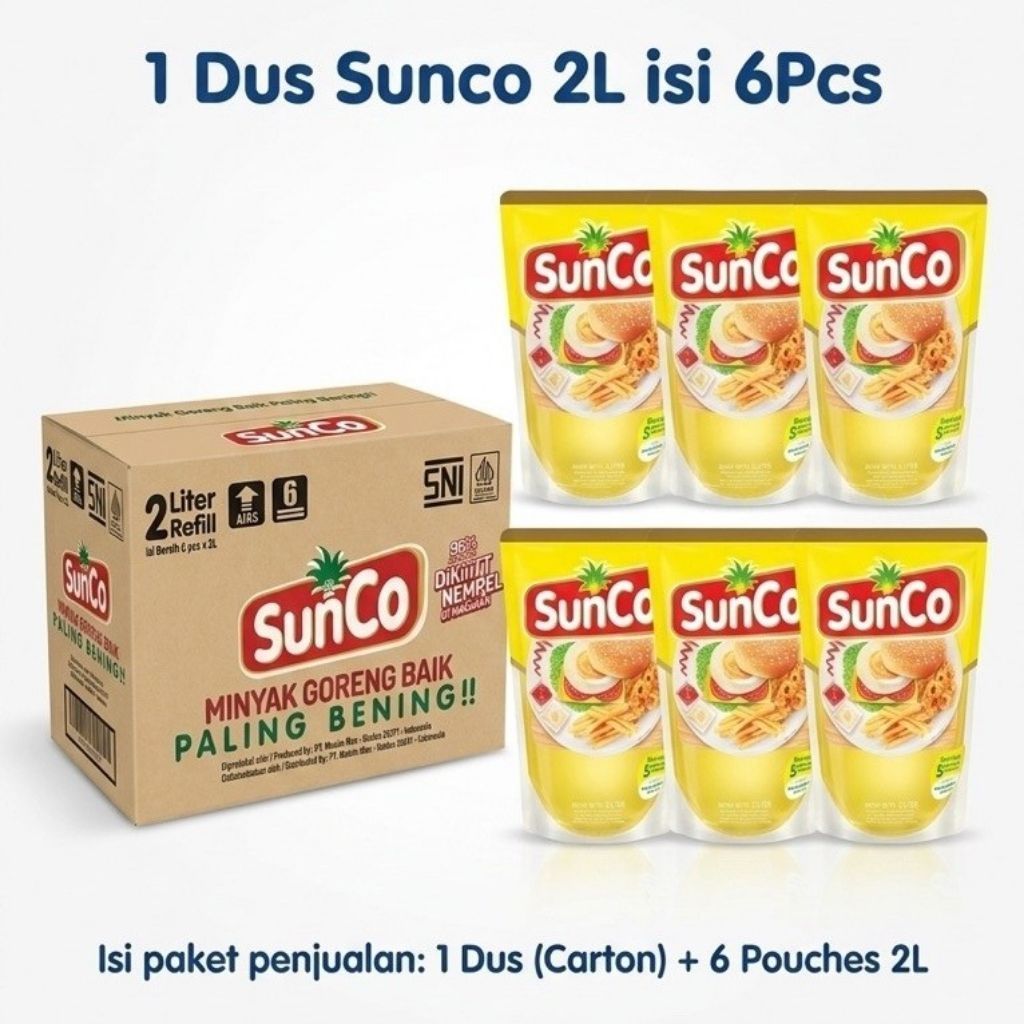 MINYAK GORENG SANCO 2 LITER 1DUS ISI 6 PCS