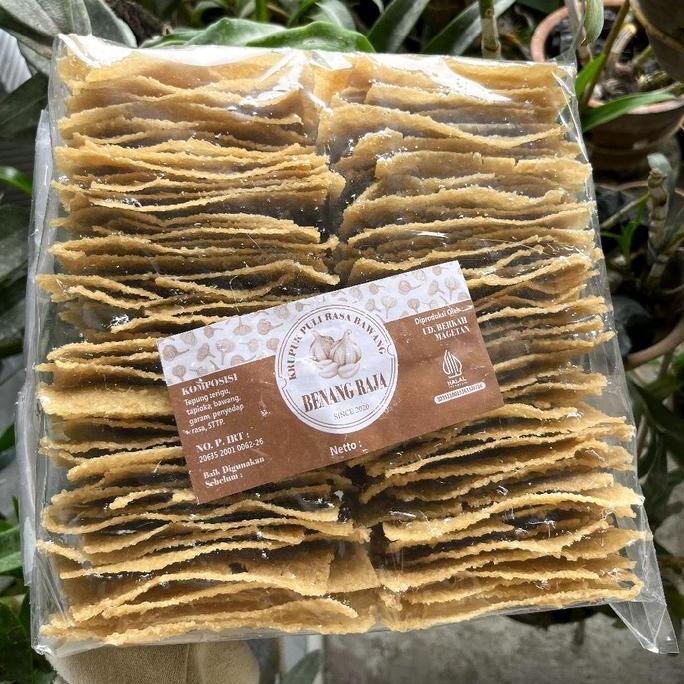 HIBALAMANA776 - KERUPUK GENDAR BENANG RAJA PREMIUM UKURAN 1KG GURIH ENAK DARI BAHAN PREMIUM MUDAH DI