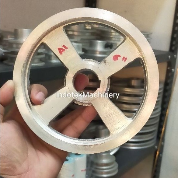 Pully Pulli A1 6" Inch Lobang As 19mm, As 20mm, As 22mm, As 24mm, As 25mm,  As 25,4 /1" inch mm, As 