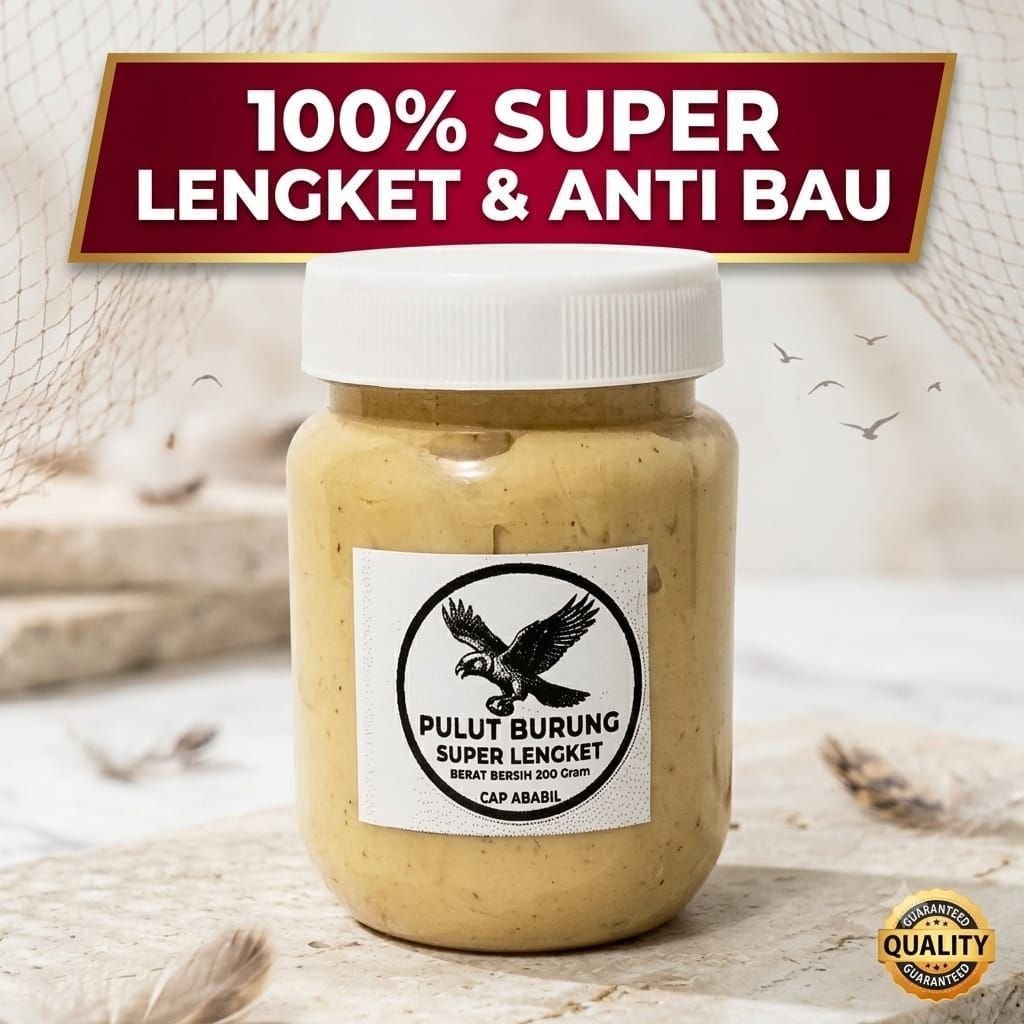 COD pulut burung super lengket 200gram siap pakai anti zonk