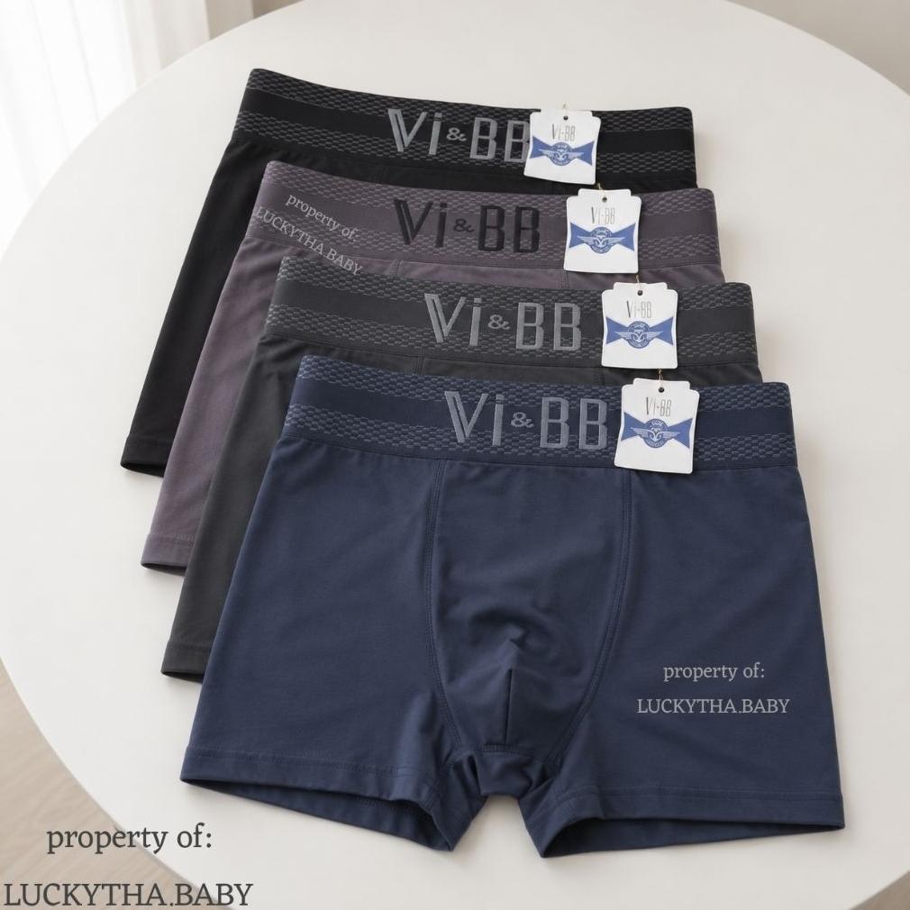 Diskon Grosir 6Pc- Cd Boxer Pria  Vi&Bb Seamless / Celana Dalam Boxer Vibb / Mr Dax Pria Cowo Keren/
