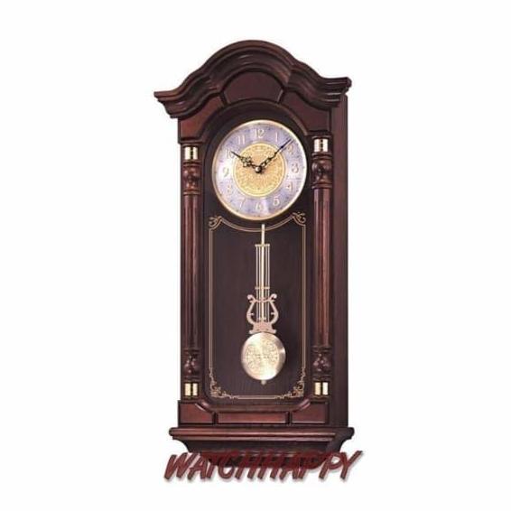Bestprice- SEIKO ORIGINAL100% QXH004B Classic Dual Chime Wooden Wall Clock QXH004
