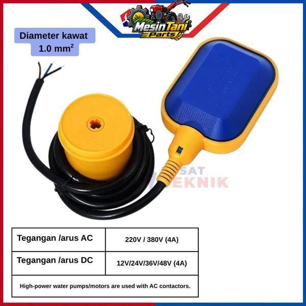 Float Switch Otomatis Pengontrol Ketinggian Air - Saklar Pelampung Otomatis Tandon  Air