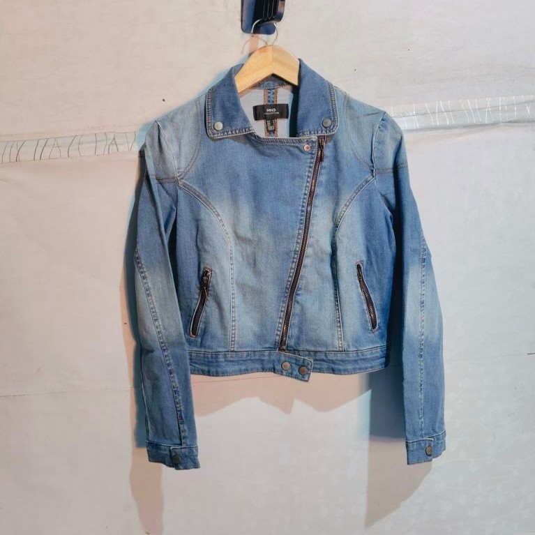 jaket denim mango wanita