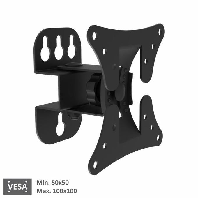 Wall Bracket Mini Untuk Tv/Monitor 10" - 29" | Bervin