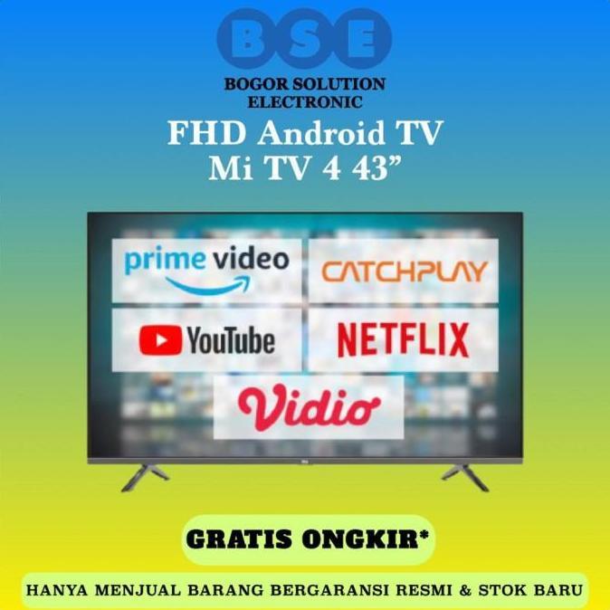 Led Tv Smart Tv 43 Inch Xiaomi Mi Tv 4 43 Inch Smart Tv Android Xiomi