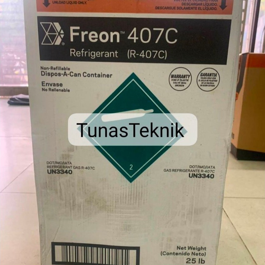 FREON R407C CHEMOURS USA 11.35KG