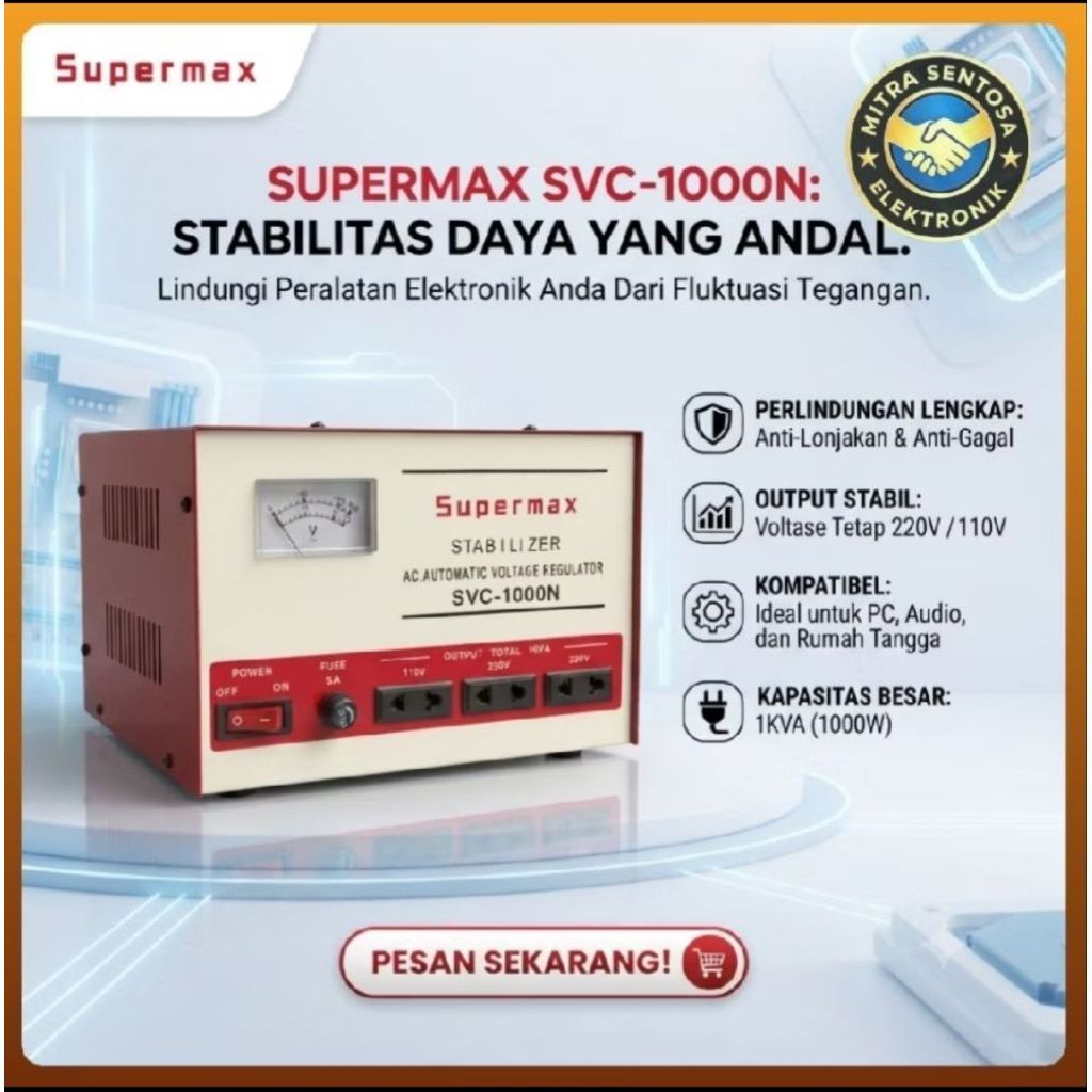 Stabilizer SuperMax SVC-1000N Stavol Supermax SVC 1000N
