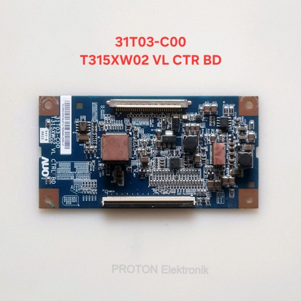 Tikon layar TV Samsung LA32A450 LA32A450C1 LA32A450C1XXD Tcon Display AUO 31T03-C00 T315XW02 VL CTRL