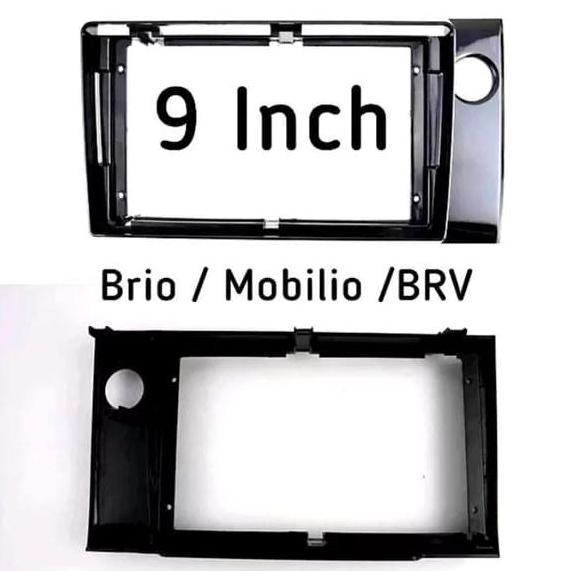 Promo Frame / Panel Head Unit Android Brio . Mobilio . BRV untuk head unit Android 9 inci Diskon