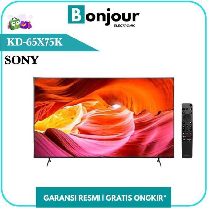 Tv Sony Bravia 65 Inch Kd-65X75K 4K Android Tv Bravia Sony 65X75K 65