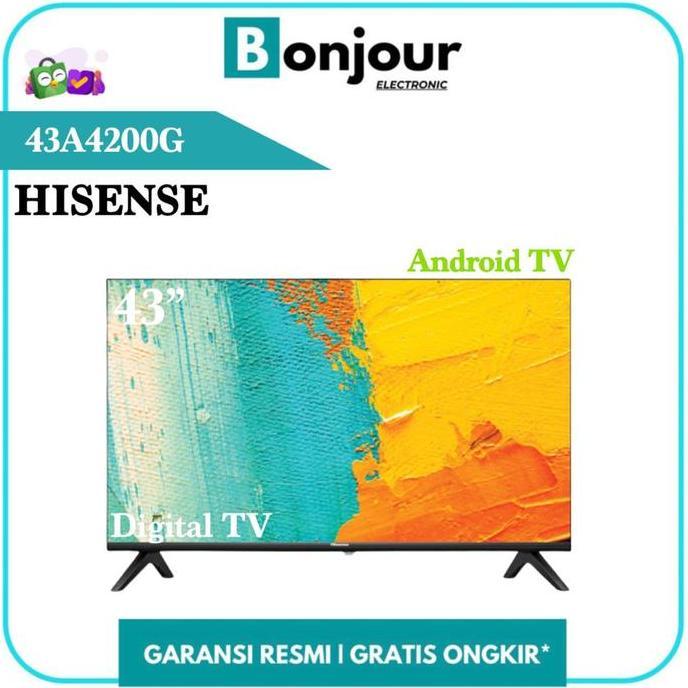 Tv Hisense 43 Inch Smart Tv Android 43A4200G 43 Digital Tv Hisense