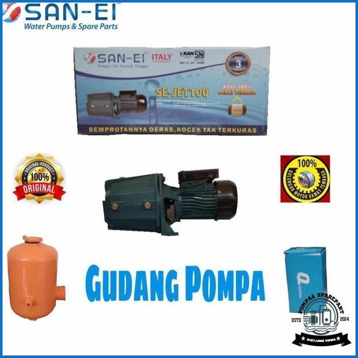 Pompa Air Sanei SEMI JET 100 - Pompa Air Sumur Dangkal