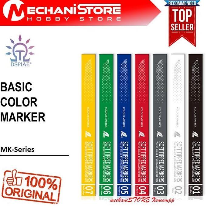 Dspiae Soft Tipped Basic Marker Color - Acrylic Spidol Warna