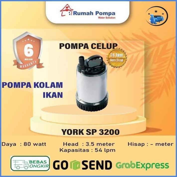 Pompa Celup Magnetic York Sp 3200 Best Seller