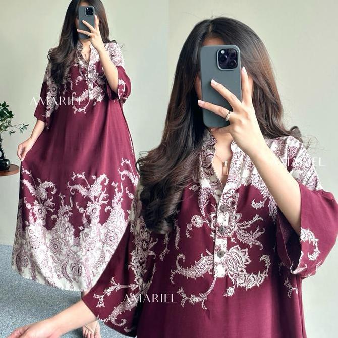 pak_dismantoko - amariel jolie dress daster jumbo rayon nyaman bumil busui friendly