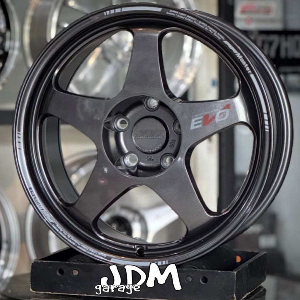 velg racing r17 SPOON FLOW FORMING DENGAN lebar 8,5 pcd 5X114,3 velg mobil ring 17 pnp untuk Innova 