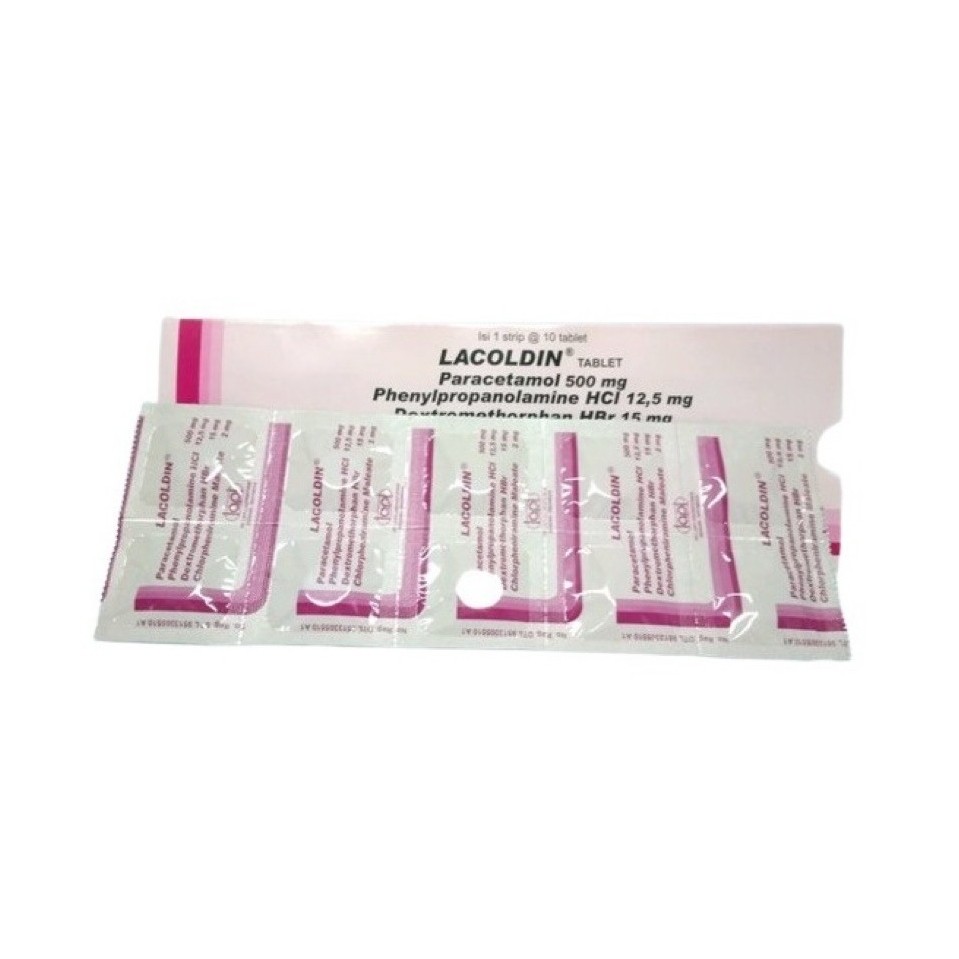 LACOLDIN STRIP 10 TABLET