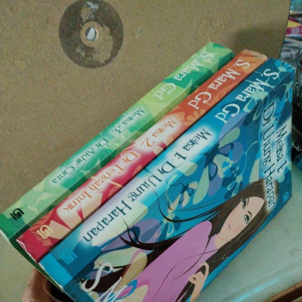 novel s. mara gd, melisa 1.2 dan 3  karya s mara gd