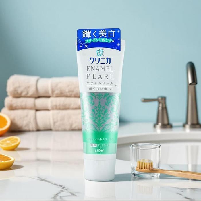 LION Clinica Enamel Pearl Toothpaste PASTA GIGI LION ORIGINAL JEPANG - FLORAL MINT