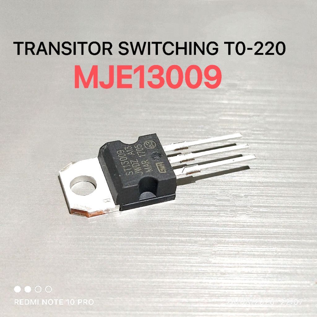 (QTY 1 PCS) MJE13009 ST13009 High Voltage switching Transistor E13009 13009