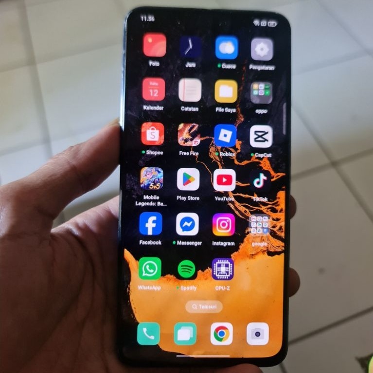 lcd frame bezzel oppo reno cph 1917 original copotan