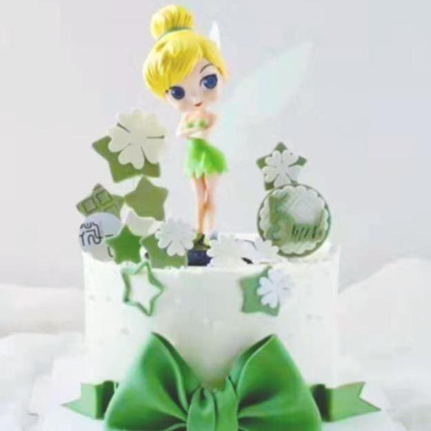 Syfers- Cake Topper Tinkerbell Bahan /Tinkerbell