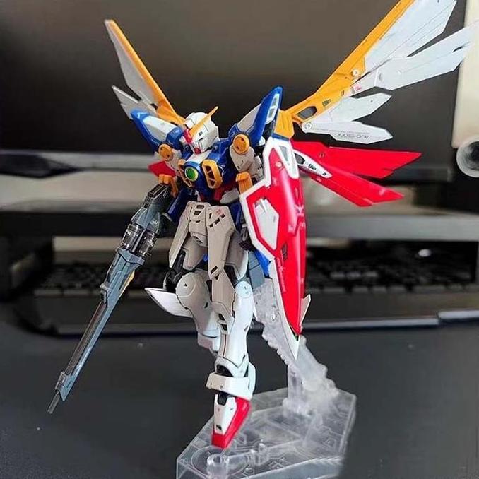 Syfers- Rg Wing Gundam 1/144 Zero Ew Rg 17 Wing Gundam Zero Rising Freedom Fhter Model Kit