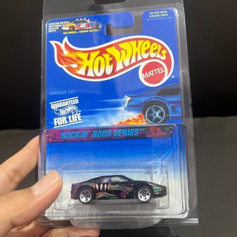 Hot Wheels Ferrari 355 Rockin’ Rods 1997 Blue Card