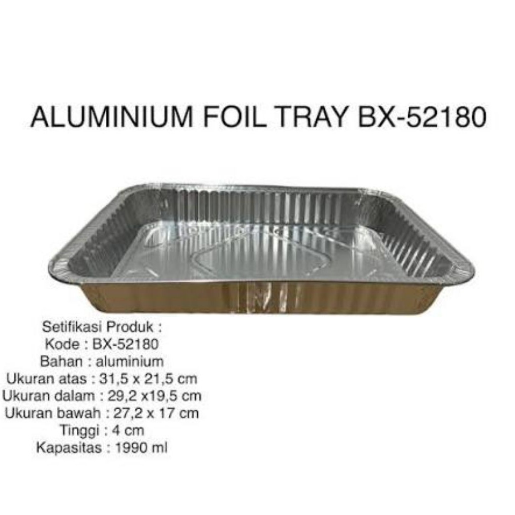 alumunium foil cup BX52180 / loyang alumunium foil