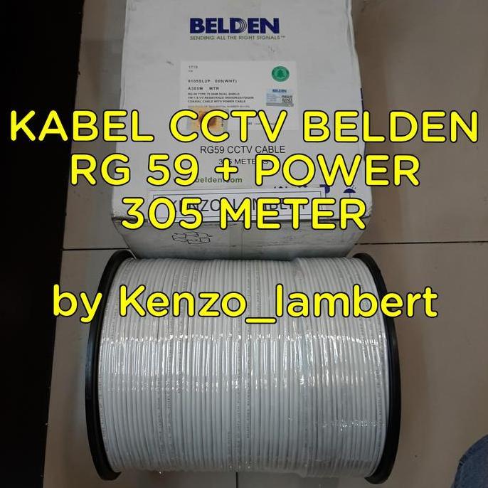 Kabel CCTV RG59 BELDEN 305meter / belden cctv / rg 59 belden