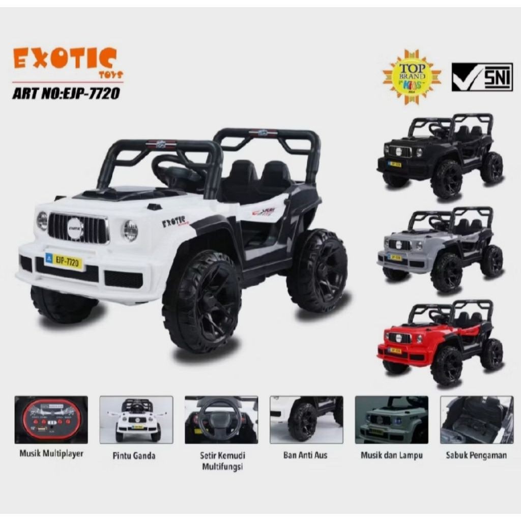 Mainan anak mobil aki exotic EJP 7720