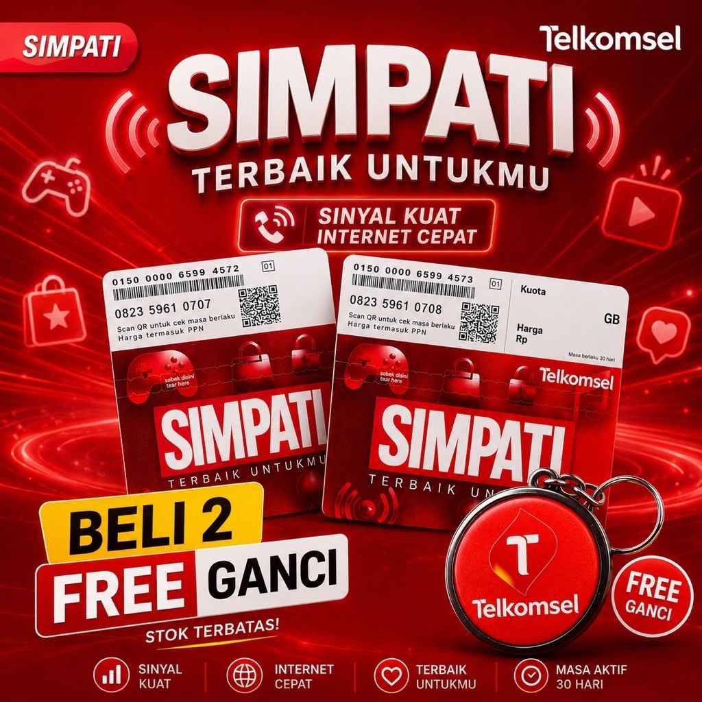 Data Paket Internet Telkomsel SIMPATI 3 GB Jaringan Terluas Internet Cepat