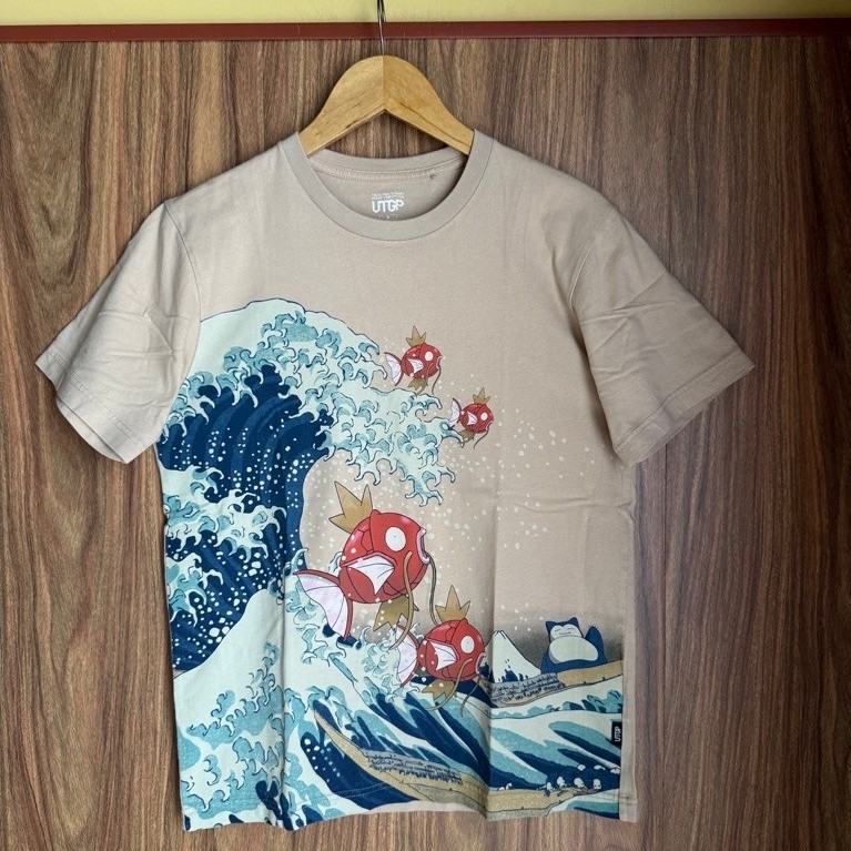 Baju Kaos Uniqlo Collab Anime Pokemon Second Cakep