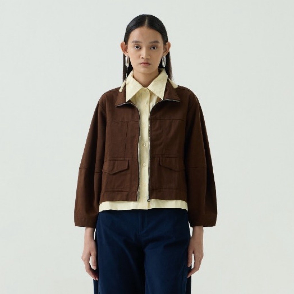 Preloved NASL Brown Jacket Layer Butter