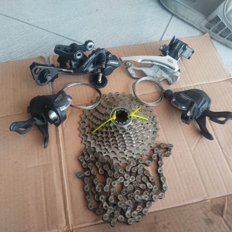 mini groupset shimano deore 3 x 10 Speed japan