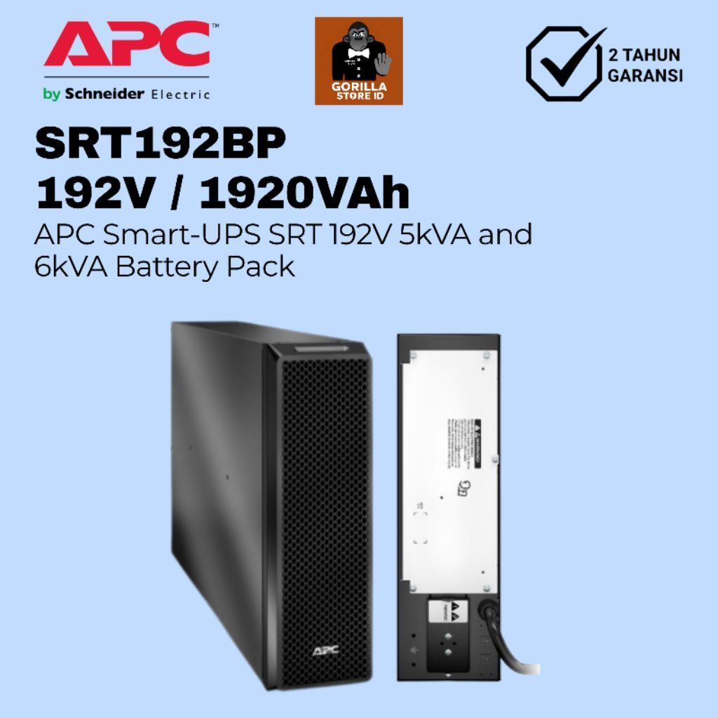 UPS APC SRT192BP SMART UPS SRT 192V 5Kva and 6Kva Battery Pack