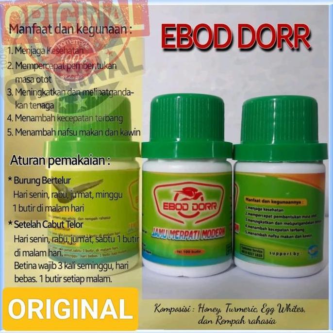 JAMU MERPATI EBOD DORR KESEHATAN BURUNG MERPATI PEMBENTUKAN OTOT CEPAT