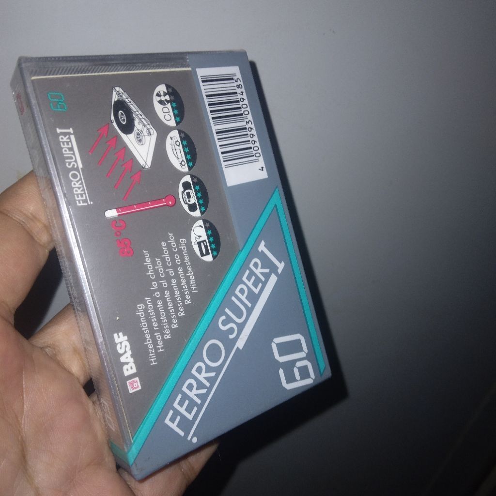 Kaset Basf Ferri Super 60 segel