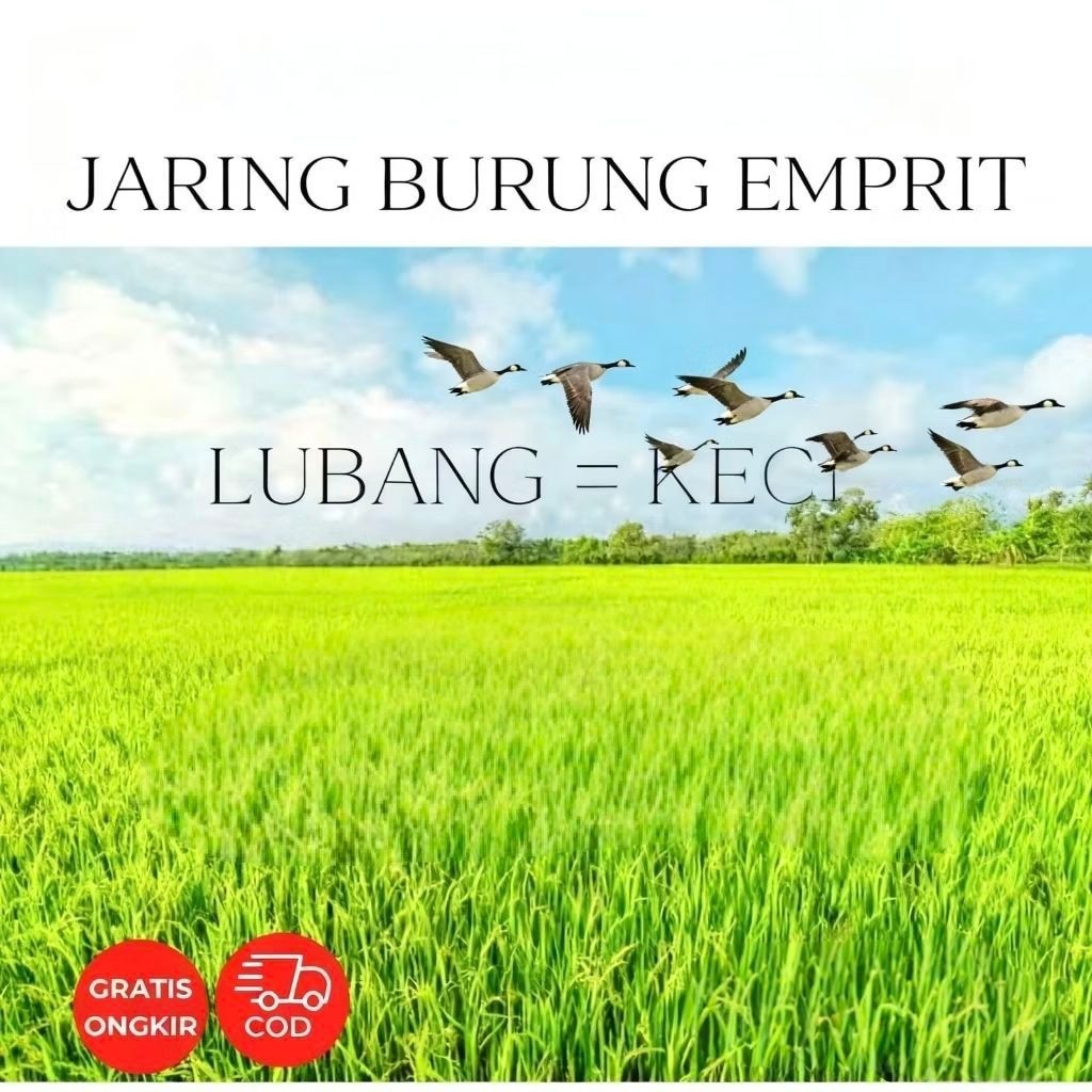 Jaring sawah serbaguna anti burung jaring padi pelindung tanaman