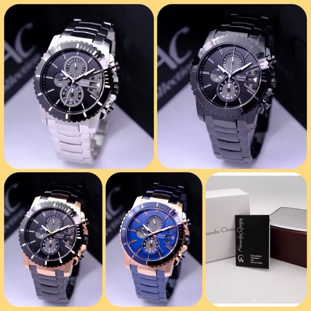 Jam tangan Alexandre Christie 6455MC / AC 6455 MC / AC 6455 PRIA
