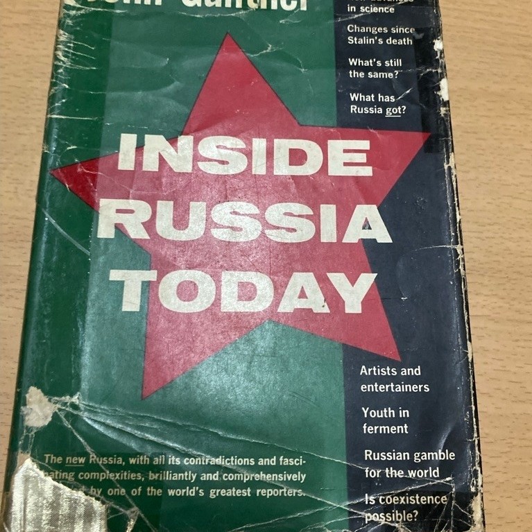 Inside Rusia Today, John Gunter, buku bekas original tahun 1958