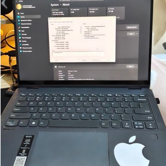 Laptop Lenovo ideapad flex 5 i3 1215u Second