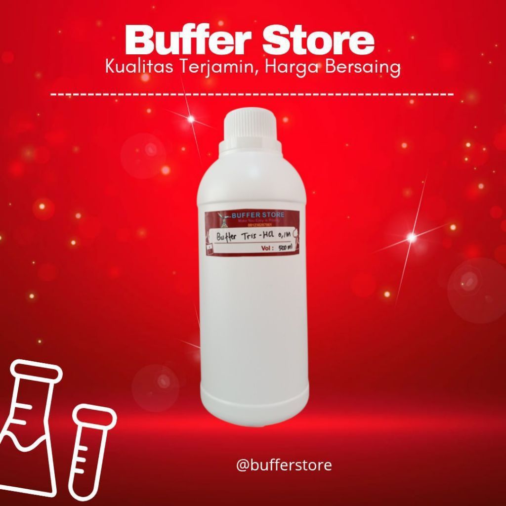 Buffer Tris-HCl 0,1M Vol 500 ml Buffer Store