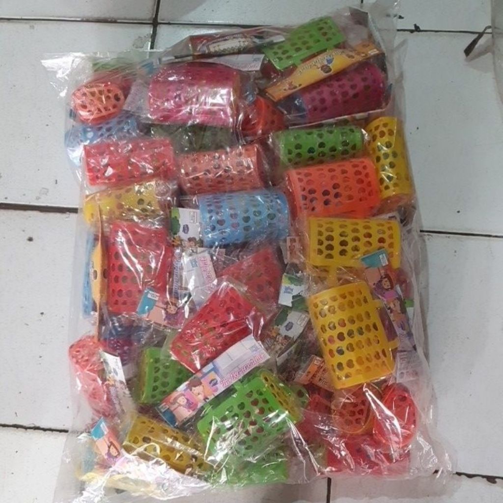 MAINAN TAS KERANJANG 1 BAL 72PCS