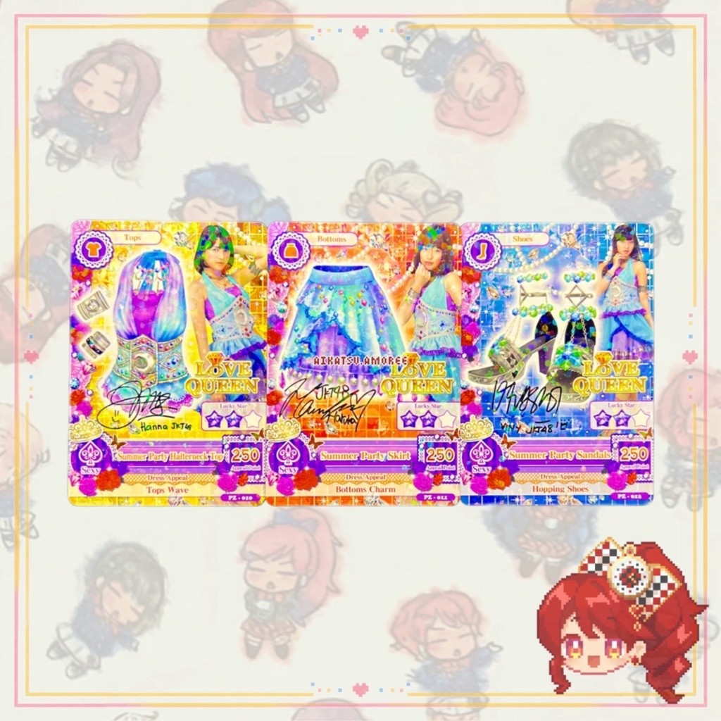 Aikatsu x JKT48 Promotion Fanbook Love Queen Summer Party Set