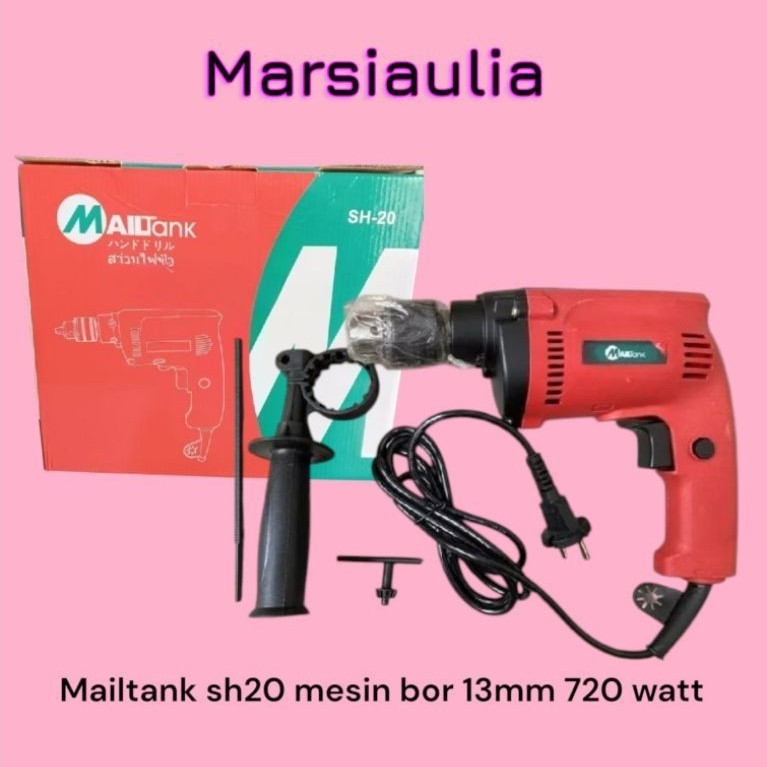 Mailtank sh20 mesin bor 13mm 720 watt warna orange