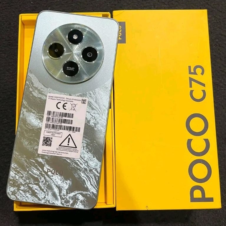 Promo 9.9 sale handphone second Poco c75 original resmi bergaransi