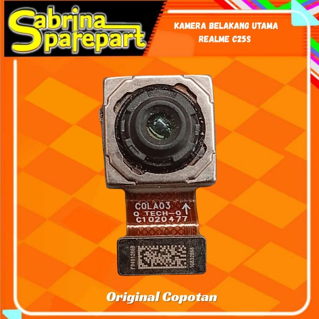 Kamera Belakang Utama Realme C25 / C25s Second Original Copotan