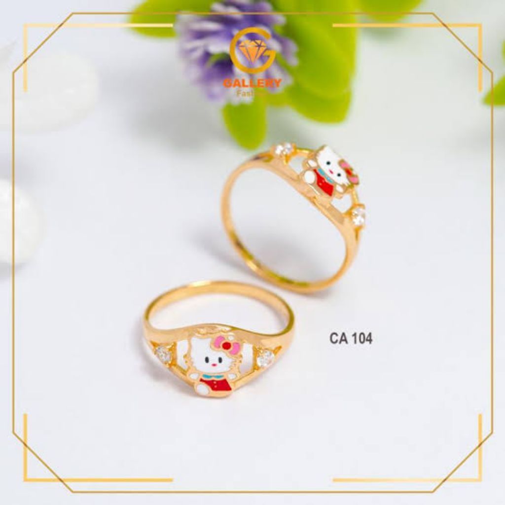 69. cincin anak titanium boneka